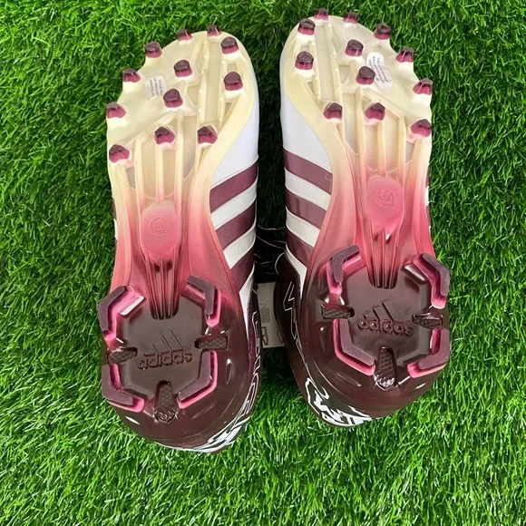 NWT Adidas Texas A&M CrazyQuick L Mens Size 13.5 Maroon White Football Cleats - Picture 15 of 15